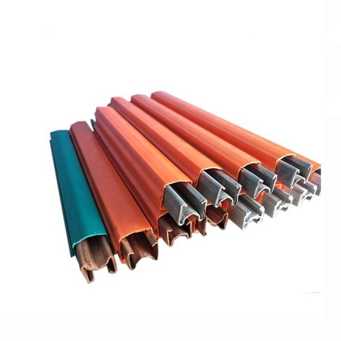 Copper Busbar Insulated Conductor Rail For Crane Parts