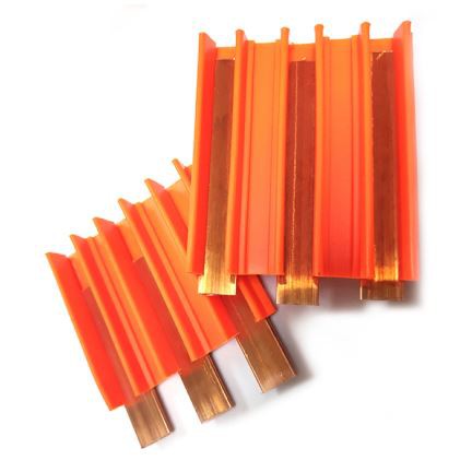 3P 80A Shrouded Busbar For Transfer Car